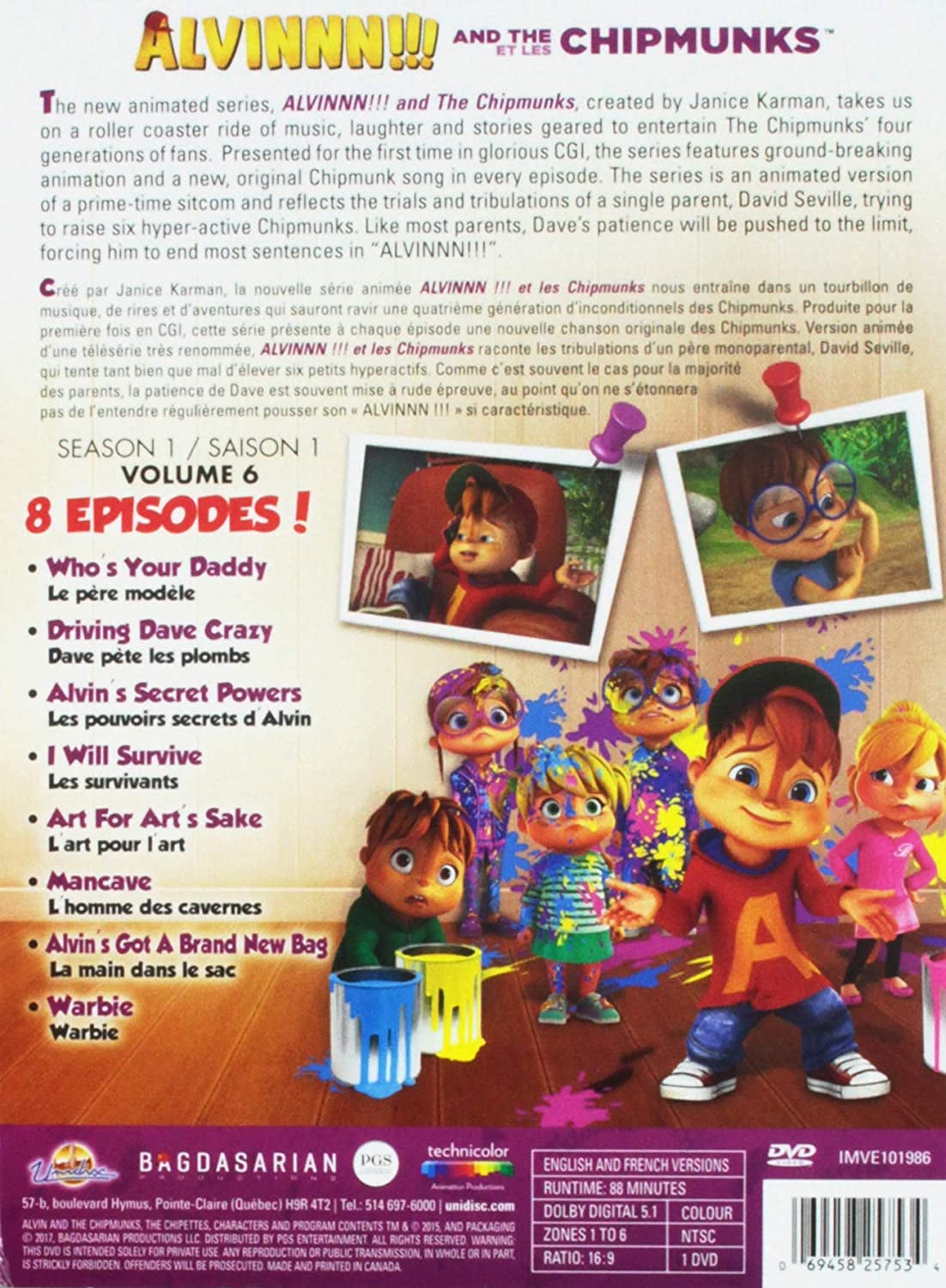 Alvin & the Chipmunks: Season 1 Volume 6 (DVD), Bagdasarian