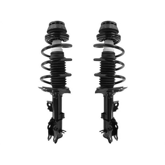 Front Strut and Coil Spring Assembly 2 Piece Kit - Compatible with 2012 - 2017 Hyundai Accent 2013 2014 2015 2016