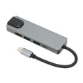 thumbnail image 2 of USBCHUB,USB C HUB 5 Hub de interfaz multimedia de alta definición Hub USB para computadora portátil Características de vanguardia, 2 of 8
