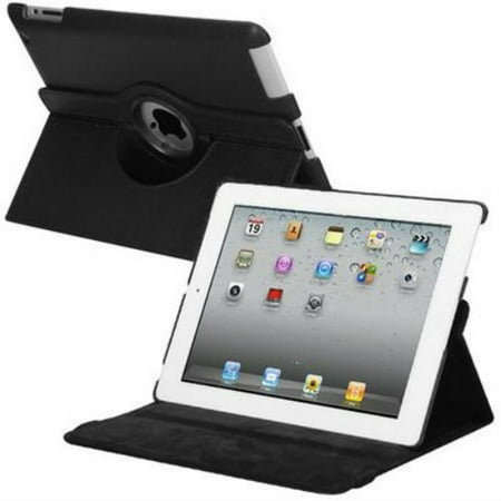 Smart Rotary Leather Case for iPad 2, iPad 3 and iPad 4th Generation -