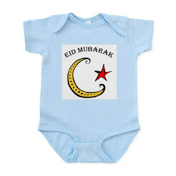 CafePress - Eid Mubarak Infant Creeper - Baby Light Bodysuit, Size Newborn - 24 Months