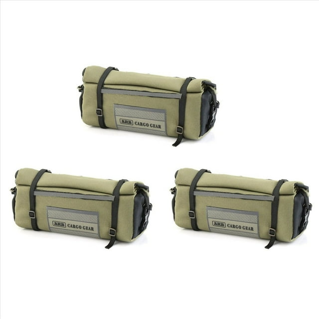 3X Bolsa Impermeable Bolsa de Almacenamiento Bolsa de Techo Bolsa de Equipaje Equipo de Campamento para 1/10 RC Crawler Car AXIAL SCX10 TRX4, Verde