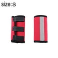 thumbnail image 2 of Bienvenido A pair of dog legs wrapped front legs compression support with metal strip and safety reflector tapeHJ14 foot guard red ReflectiveS, 2 of 5