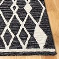 thumbnail image 3 of SAFAVIEH Micro-Loop Donella Geometric Wool Area Rug, Charcoal/Ivory, 2' x 3', 3 of 8