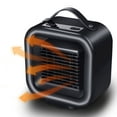 thumbnail image 1 of Vadktai Space Heater, Portable Electric Ceramic Heater, Small Space Heater with Thermostat, 2S Fast Heating, Overheating & Tip-Over Protection, Heater for Indoor Use, Office, Home, 1 of 9