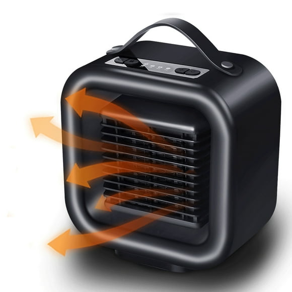 EARKITY Space Heater, Portable Electric Heater, Small Portable Space Heater for Indoor Use, Safe and Quiet Ceramic Electric Heater Fan with Thermostat, Desk Heater for Bedroom, Office