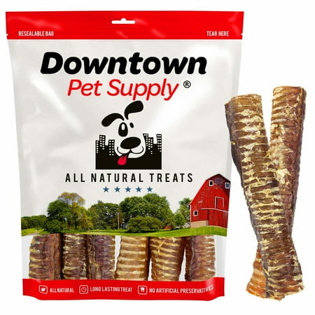UPC: 0661708309200 | Downtown Pet Supply Dog Treats Beef Trachea Dog Chews 6   12 Pack Rawhide Free
