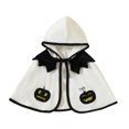 thumbnail image 2 of Runquan Cape à Capuche Citrouille pour Enfants Poncho Costume d'Halloween Châle Blanc, 2 of 8