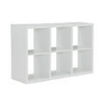 thumbnail image 1 of Gorham 6 Cubby Armoire de Rangement en Blanc, 1 of 5