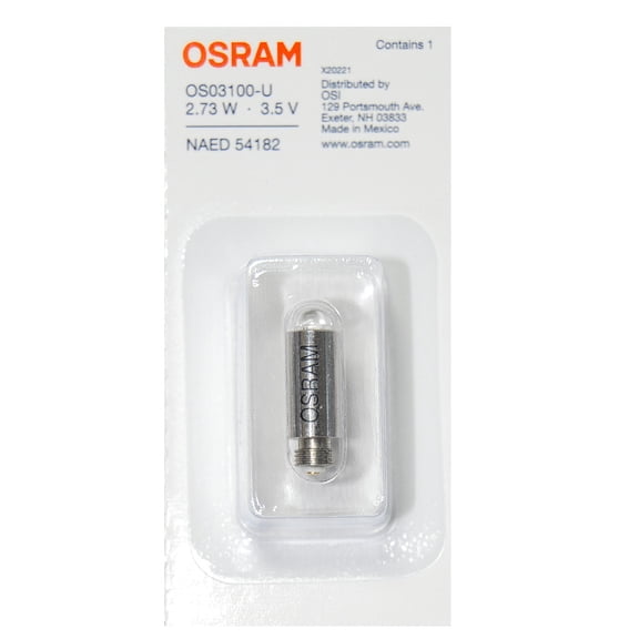 OSRAM 2.5W 3.5V MED HAL OS03100-U Medical Miniature Halogen Lamp