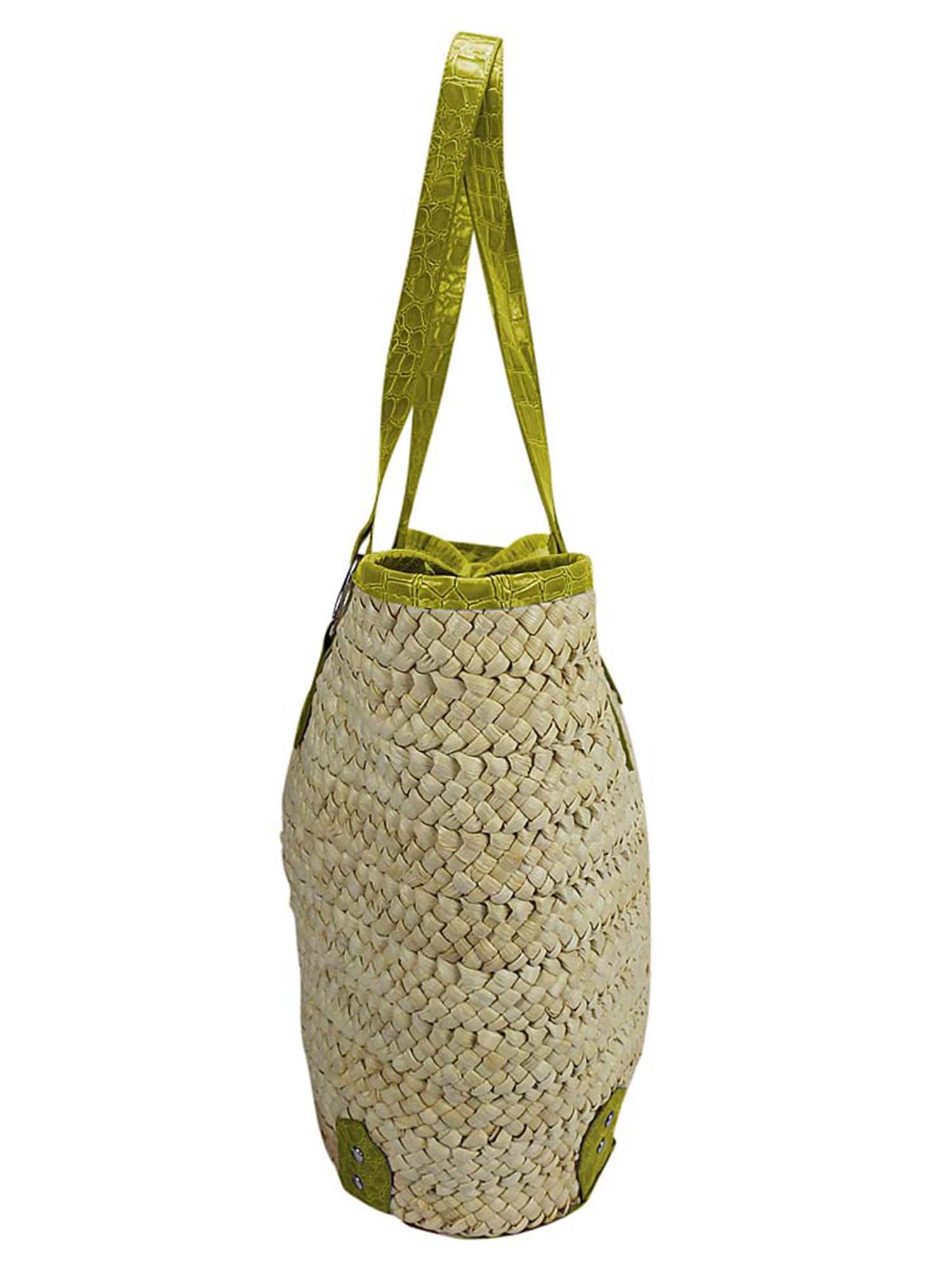 braided beach bag