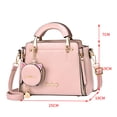 thumbnail image 3 of Bolsa cruzados a la moda de cuero para mujer, bonitos con forma de gato, con monedero (rosa) Ehuebsd Para Estrenar, 3 of 6