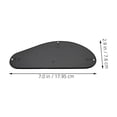thumbnail image 2 of SOPOTUTU 3Pcs Bass Guitar Backplate Cover Black Plastic Single Layer Pickguard for Stage Use, 2 of 8