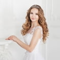 thumbnail image 3 of SHISUYAN Delicate Wedding Bridal Prom Shining Rhinestones Crown Tiara Headband with Comb (Silver), 3 of 9