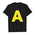 thumbnail image 4 of Huowey Toddler Children Fashion Letter Printed T-Shirt Casual Tee Comfortable Tops For Boys Girls Cute Dailywear, 4-5 Years, 4 of 4