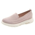 thumbnail image 5 of Women's Platform Wedges Orthopetic Slip on Walking Shoes Comfortable Memory Foam Nurse Driving Loafers, 5 of 6