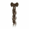 thumbnail image 1 of LUVCLS Peluca de cola de caballo con ondas de pelo moño, peluca de media cola de caballo, peluca natural para mujer, desordenada M4 [., 1 of 7