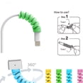 thumbnail image 2 of 2 Pzas Cable Espiral Para Iphone/Android/Tipo C/De Carga USB Teléfono Gao Jiahui unisex, 2 of 2