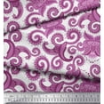 thumbnail image 3 of Soimoi Pink Velvet Fabric Paisley Ethnic Print Fabric by the Yard 58 Inch Wide, 3 of 3