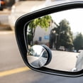 thumbnail image 3 of Xingzhi 1 Pair Vehicle Blind Spot Mirror Portable Adjustable Self-adhesive Reflective Frameless Wide Angle Driving Rearview, 3 of 6