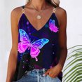 thumbnail image 1 of ICHUANYI Clearance Women's Summer Casual Sleeveless Blouse V Neck Tops T-Shirt Vest For Women(Purple, M) ICHUANYI WER2023080809921, 1 of 6