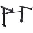 thumbnail image 1 of PinesC Universal Keyboard Stand Electric Organ Stand Rack Piano Keyboard Stand (Black), 1 of 5