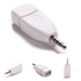 thumbnail image 3 of Flmtop Vehicle 3.5mm Male Aux Audio Plug Jack to USB 2.0 Female Converter Adapter, 3 of 10