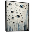 thumbnail image 2 of Designart "Creatures In Minimalist Form" Monsters Floater Framed Canvas Wall Art, 2 of 5