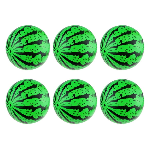 6pcs Kindergarten Inflatable Ball Kids Beach Ball Watermelon Shape Ball Children Beach Ball Toy (9 Inches)