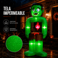 thumbnail image 4 of Inflable Halloween Frankenstein 1.8m Jardin Exterior Luz Led, 4 of 7