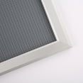 thumbnail image 6 of M&T Displays Snap Poster Frame 18x30 Inch Silver 0.79" Aluminum Profile Easy Front Loading Wall Mounting Photo Picture Document Sign Holder Mitered Corner Anti Glare Cover, 6 of 6