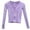 T-Purple, variant on Adeawade Girl Tops Long Sleeve Crewneck T Shirts Ballet Dance Crop Top Sweater Long Sleeve Sport Sweatshirt Thumb Hole Tee Cute Spring Playsuit 5-6 Years Pink