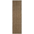 thumbnail image 3 of SAFAVIEH Natural Fiber Emory Geometric Jute Runner Rug, Natural/Grey, 2'3" x 8', 3 of 7