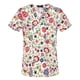 thumbnail image 4 of Camiseta estampada de manga corta con cuello en V, ropa de lavado bucal dental, salón de belleza, hospital de mascotas, médico, enfermera, ropa de trabajo de algodón, 4 of 5