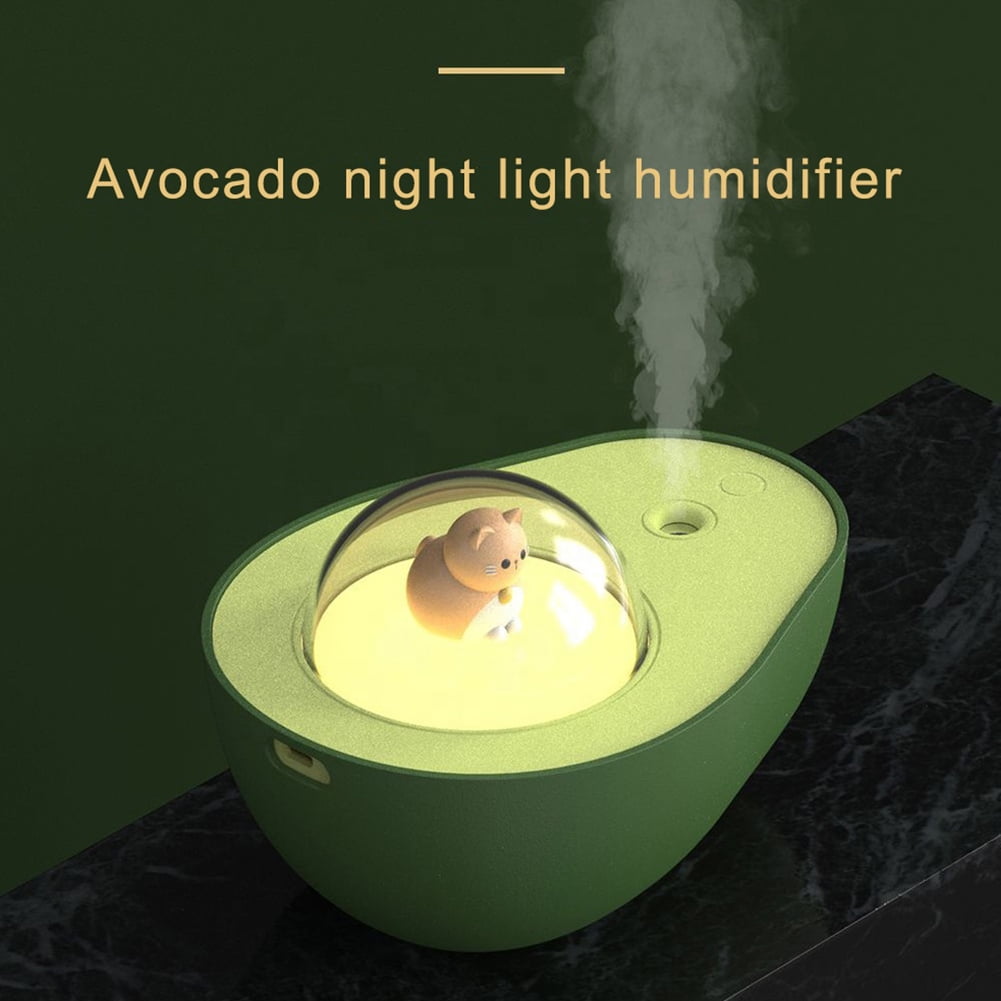 GOOZY 90°/30°Dual-Angle Nozzle Mini Air Humidifier,Quiet Portable,Cool Mist Humidifiers for Bedroom/Office/Baby/Bedroom/Yoga/Plants,2 Mist Modes,Night Light,Personalise Small Humidifier,Vaporizer