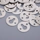 thumbnail image 4 of Ojo De La Cerradura De Metal pequeña sala Imagen Percha Soportes De Fijación De Estantes Diámetro De 23 Mm, 2 Orificios, Resistentes Y Robustos Col, 4 of 9