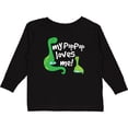 thumbnail image 3 of Inktastic My Pop Pop Loves Me Dinosaur Boys or Girls Long Sleeve Toddler T-Shirt, 3 of 5
