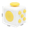 thumbnail image 3 of Fidget Anxiety Cube para ADHD, Mini Dice Stress Relief Toy (Blanco Amarillo) Ehuebsd libre de BPA, 3 of 8