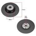 thumbnail image 2 of TOP! 3pcs Plastic Angle Grinder Backing Pad Compatible with M14 Internal Thread Disc Sander 115mm Diameter, 2 of 7