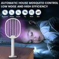 thumbnail image 5 of GJX 2 in 1 Electric Bug Zapper,Mosquito Trap Lamp & Racket,3000V Bug Zapper Racket,Usb Rechargeable Electric Fly Swatter Powerful Grid 3-Layer Safety Mesh Indoor and Outdoor,20.5*7.9 Inch, 5 of 7