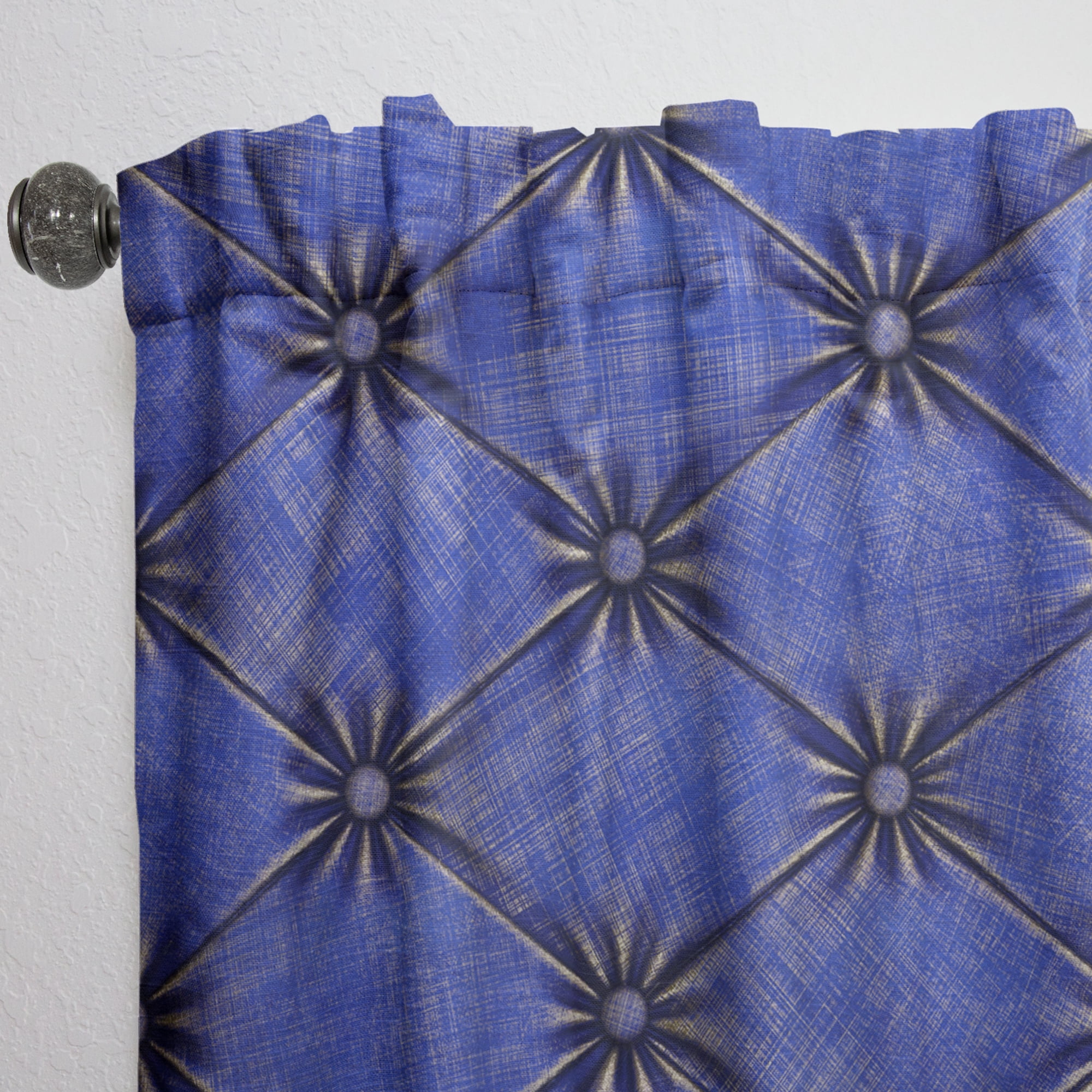 Designart 'Leather Cushion Print V' Modern & Contemporary Curtain Panel