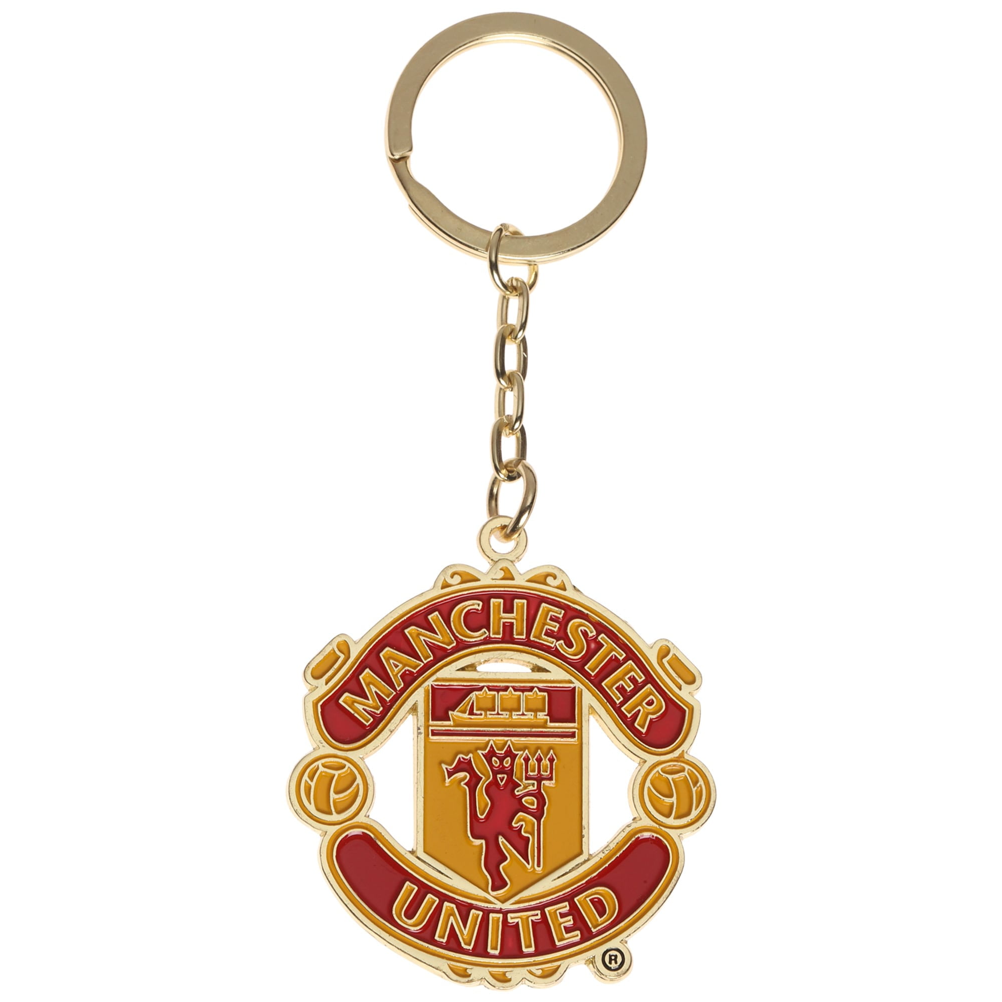 Manchester United 3D LED Crystal Soccer Team Logo Keychain & Souvenir Gift Box