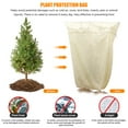 thumbnail image 3 of Winter Plant Cover Large Plant Freeze Protection Cover with Zipper and Drawstr, 3 of 7