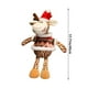 thumbnail image 3 of Christmas Giraffe Stuffed Animal Plush Toy-Super Soft Wild Animal Dress Up with Red Santa Claus Outfit, Cute Wildlife Gift Perfect Holiday, Personalization Gift for Birthday, Romantic Date-17 Inch, 3 of 6