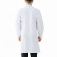 thumbnail image 6 of Garbnen Unisex Lab Coat for Women and Men Long Sleeve Uniform Doctor Nurse Career Day Coat White Unisex Workwear Doctor's Coat, 6 of 7