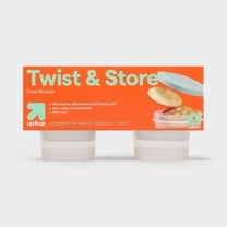 Twist & Store Round Food Storage Containers - 4 fl oz/6ct