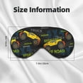 thumbnail image 5 of PAYOHTO Boy Truck Yellow Car Soft Sleep Mask Comfort Pure Silk Eye Cover for Travel Office Camping, 5 of 7