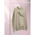 thumbnail image 3 of Stay Wild Big Daisy Hoodie Women -Image by Shutterstock, Female 3X-Large, 3 of 4