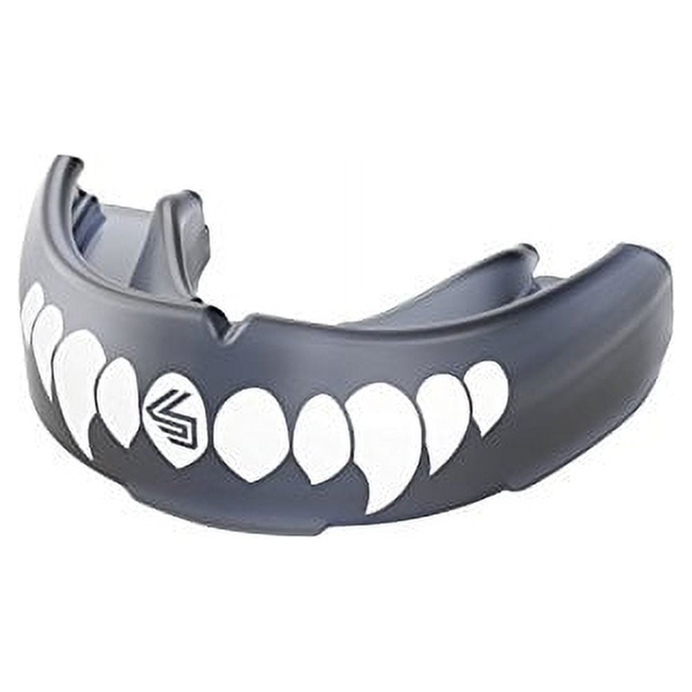 Shock Doctor Strapless Sport Mouth Guards, Gray White