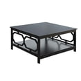 thumbnail image 1 of Pemberly Row Table Basse Carrée de 36 Pouces en Fini Bois Noir, 1 of 5